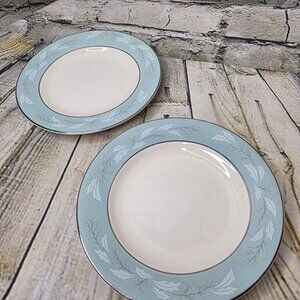 2 Homer Laughlin Romance 6" Dessert Salad Pie Plates